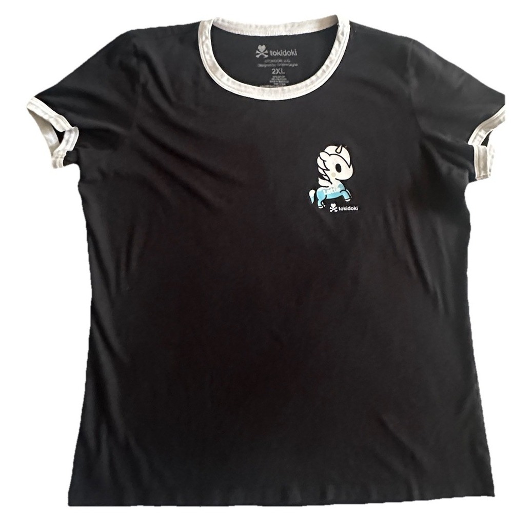 TokiDoki T-Shirt,  I Love Ramen & latte. Size 2xl ! Hot Topic